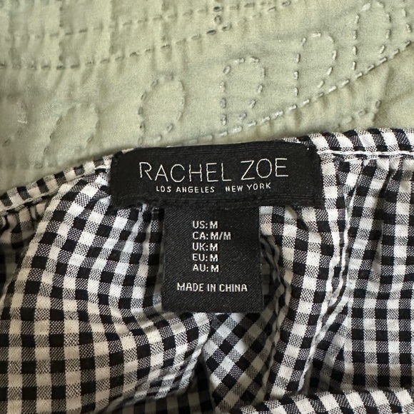Rachel Zoe Gingham Tank Top - Picture 3 of 3